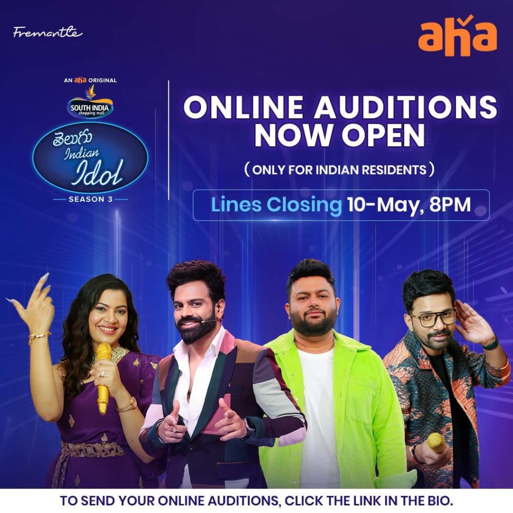 aha telugu indian idol 