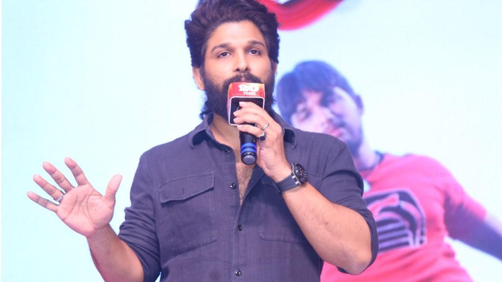 Allu Arjun says About his Dedication to Work in Arya 20 Years Event
