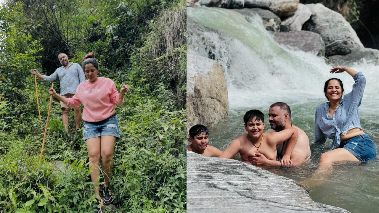 Anasuya Bharadwaj : జలకాలాడుతూ, ట్రెక్కింగ్ చేస్తూ.. సిక్కింలో అనసూయ ఫ్యామిలీ వెకేషన్ ఫొటోలు..