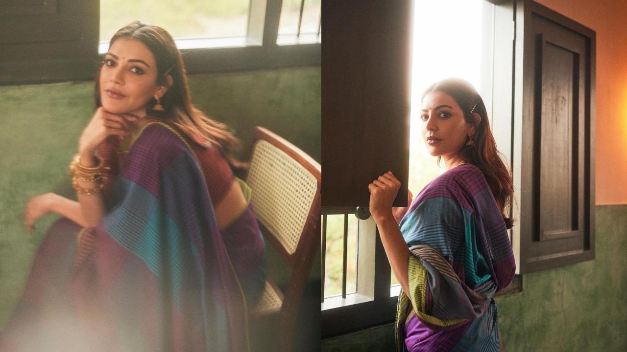 Kajal Aggarwal : చీరకట్టులో చందమామ కాజల్ అగర్వాల్ అందాలు..