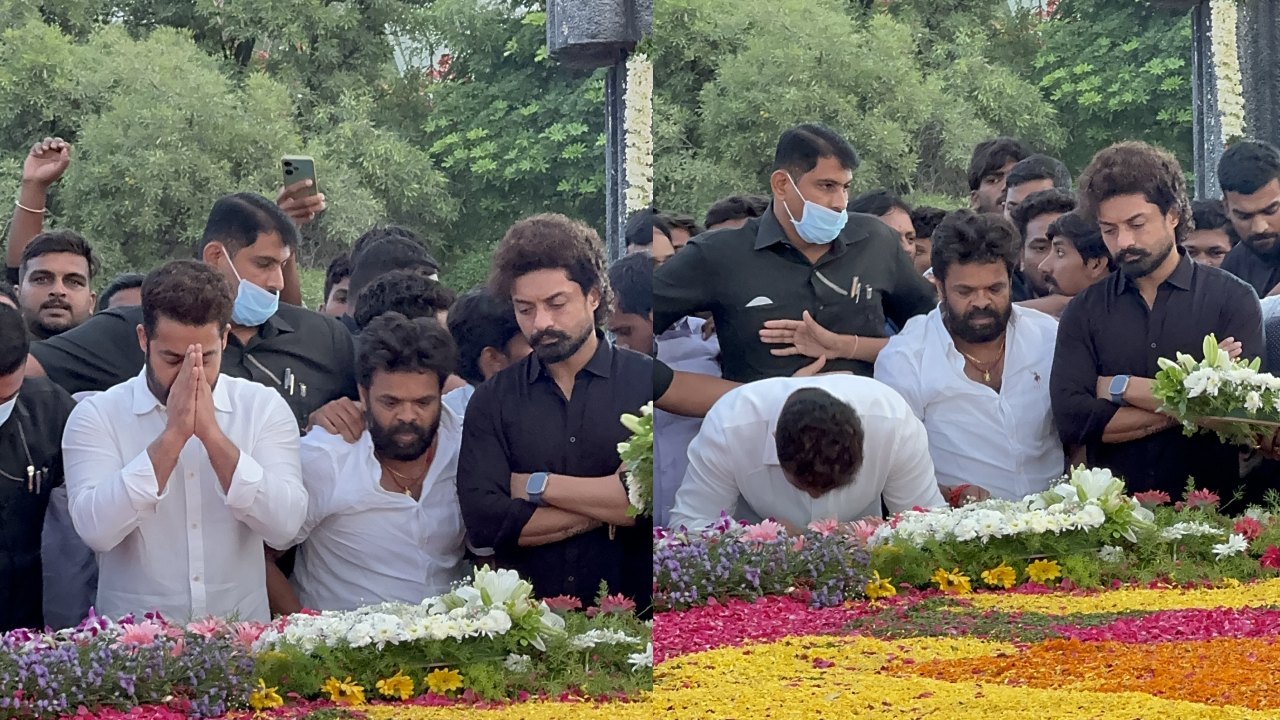 NTR – Kalyan Ram : 101వ జయంతి సందర్భంగా.. ఎన్టీఆర్ ఘాట్ వద్ద నివాళులు అర్పించిన తారక్, కళ్యాణ్ రామ్.. NTR – Kalyan Ram : 101వ జయంతి సందర్భంగా.. ఎన్టీఆర్ ఘాట్ వద్ద నివాళులు అర్పించిన తారక్, కళ్యాణ్ రామ్..