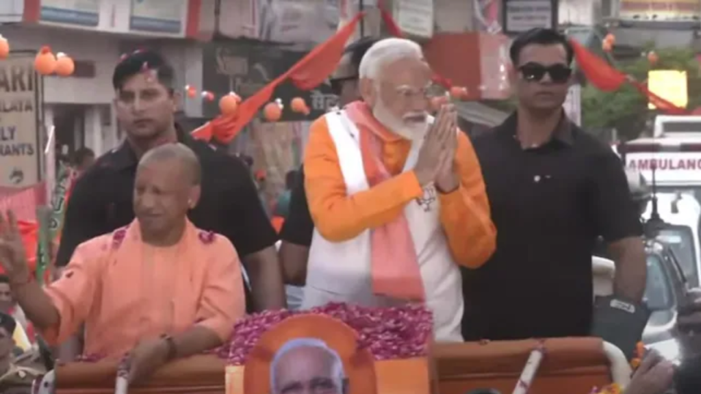 PM Modi Road Show in Varanas