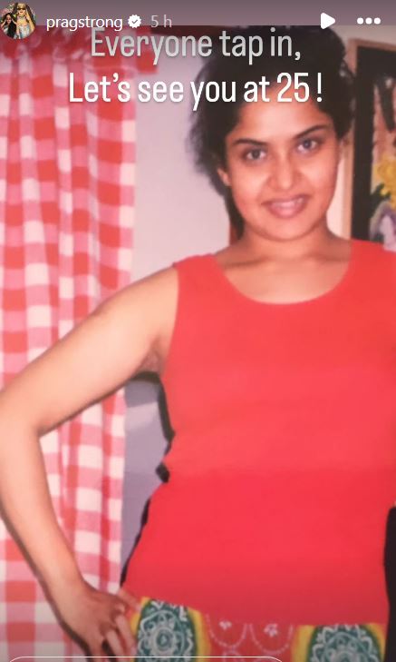 Character Artist Pragathi Shares her 25 Years age Photo goes Viral 