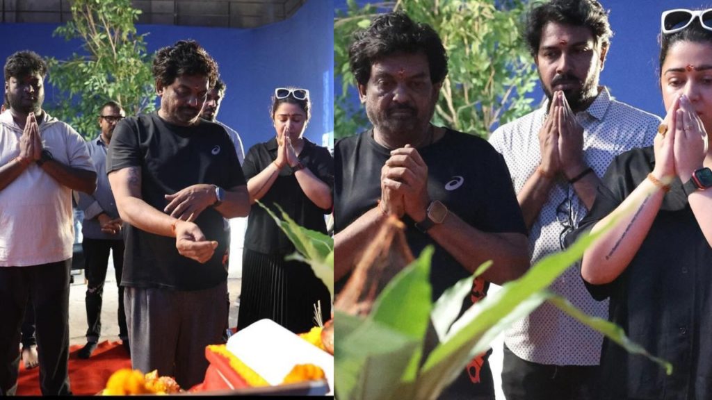 Puri Jagannadh Ram Double Ismart Movie New Shooting Schedule Started Charmme Shares Photos