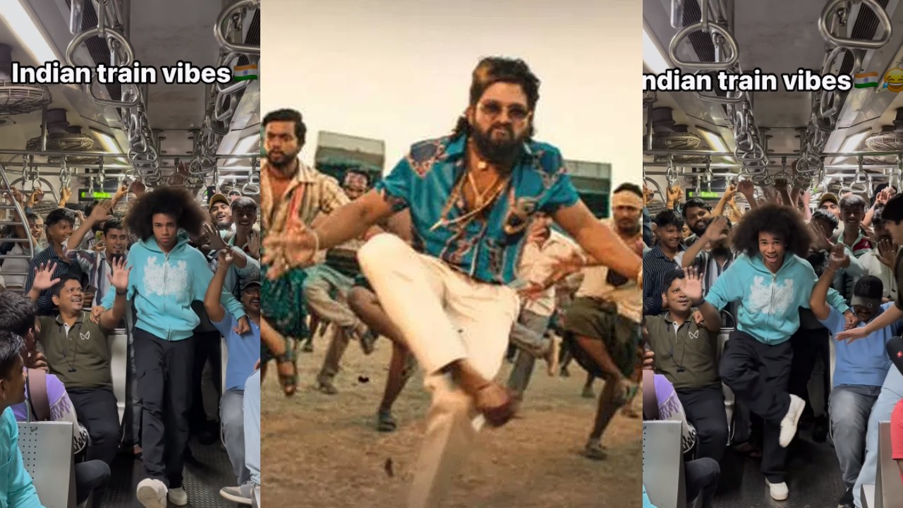 Pushpa Steps : ముంబై లోకల్ ట్రైన్లో నైజీరియన్ అబ్బాయి పుష్ప స్టెప్పులు.. వైరల్ అవుతున్న వీడియో.. Pushpa Steps : ముంబై లోకల్ ట్రైన్లో నైజీరియన్ అబ్బాయి పుష్ప స్టెప్పులు.. వైరల్ అవుతున్న వీడియో..