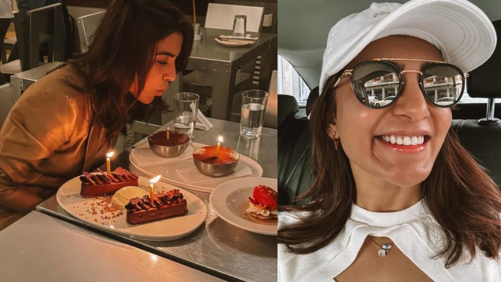 Samantha Shares her Birthday Celebrations Photos in Social Media
