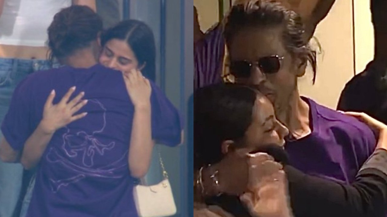 Shah Rukh Khan : కేకేఆర్ విజయంతో ఎమోషనల్ అయిన షారుఖ్ ఫ్యామిలీ.. ఏడుస్తూ నాన్నని హత్తుకున్నా సుహానా ఖాన్.. Shah Rukh Khan : కేకేఆర్ విజయంతో ఎమోషనల్ అయిన షారుఖ్ ఫ్యామిలీ.. ఏడుస్తూ నాన్నని హత్తుకున్నా సుహానా ఖాన్..