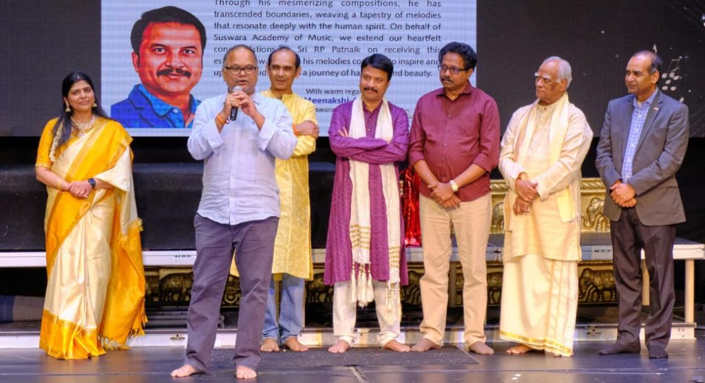 Chandrabose and RP Patnaik Felicitated by Suswara Music Academy in America 