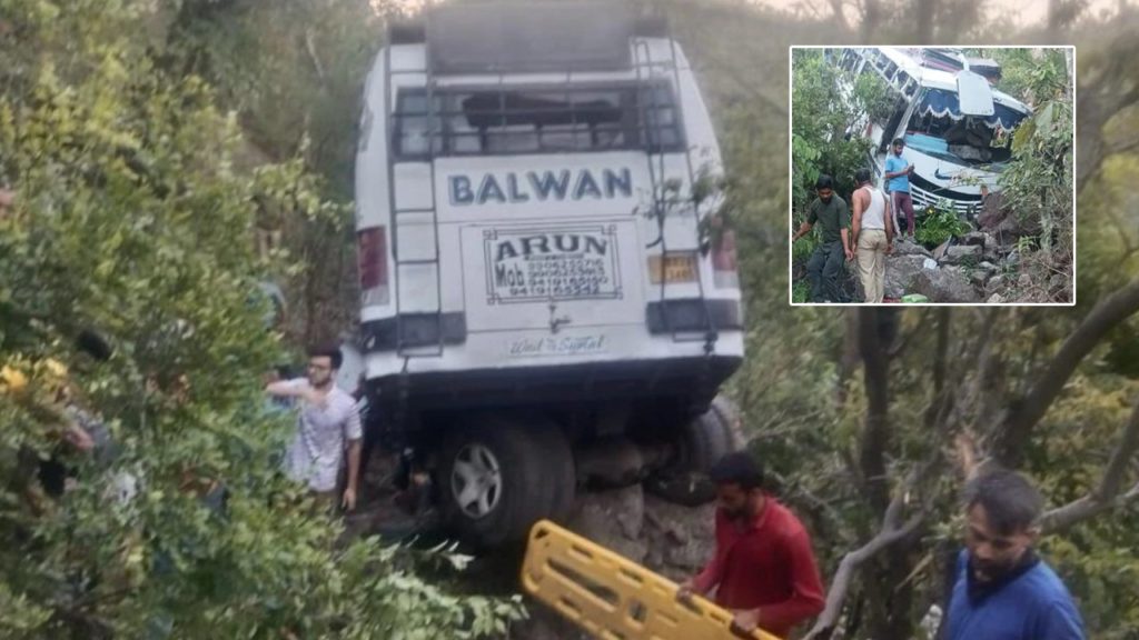 10 Killed As Bus Falls Into Gorge In Jammu Kashmir After Terrorists Open Fire