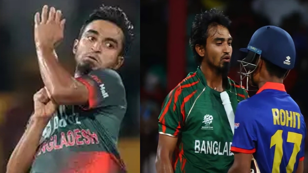 T20 World Cup 2024 : రోహిత్తో గొడవ.. బంగ్లాదేశ్ యువ పేసర్ కి ఐసీసీ జరిమానా.. T20 World Cup 2024 : రోహిత్తో గొడవ.. బంగ్లాదేశ్ యువ పేసర్ కి ఐసీసీ జరిమానా..