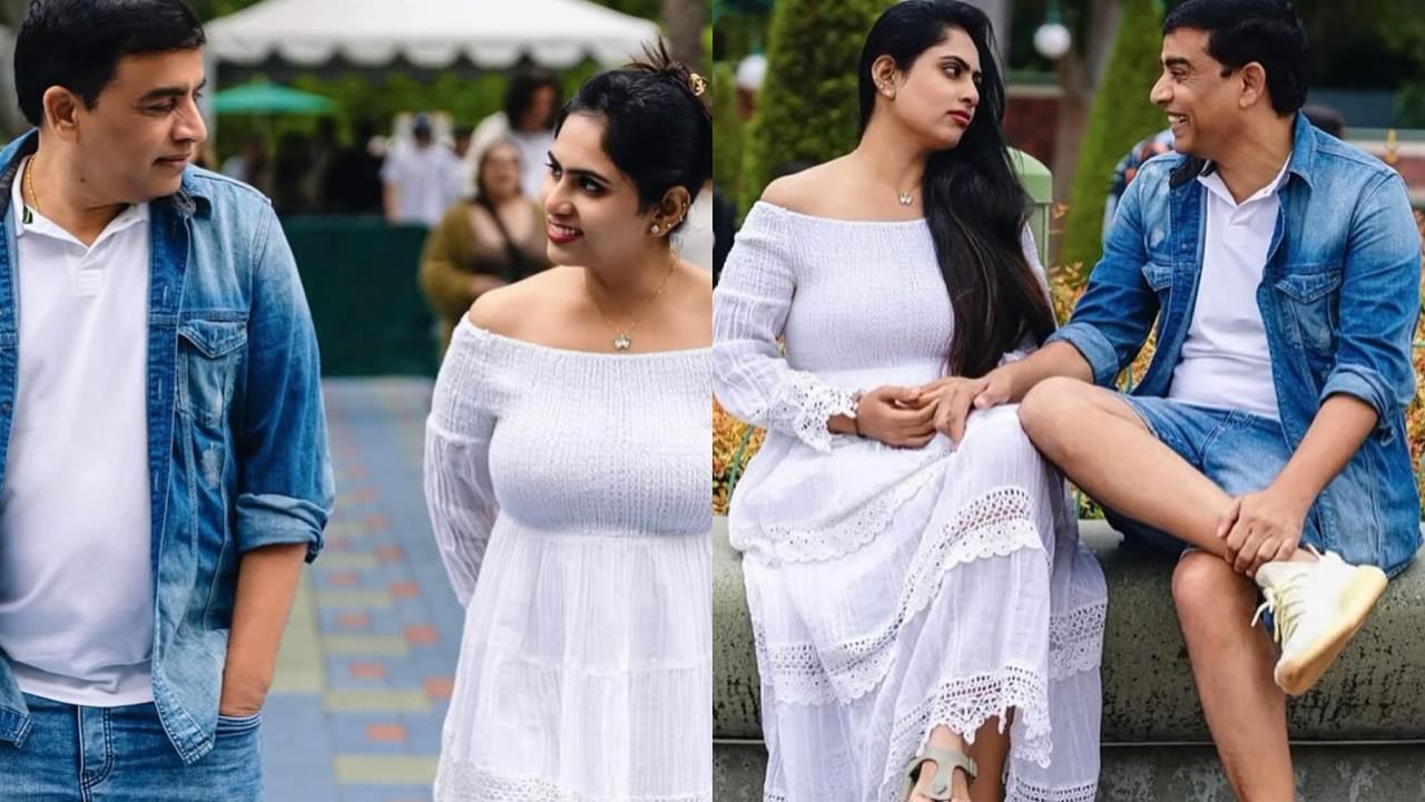 Dil Raju : భార్యతో దిల్ రాజు రొమాంటిక్ ఫొటోషూట్.. ఫోటోలు వైరల్..