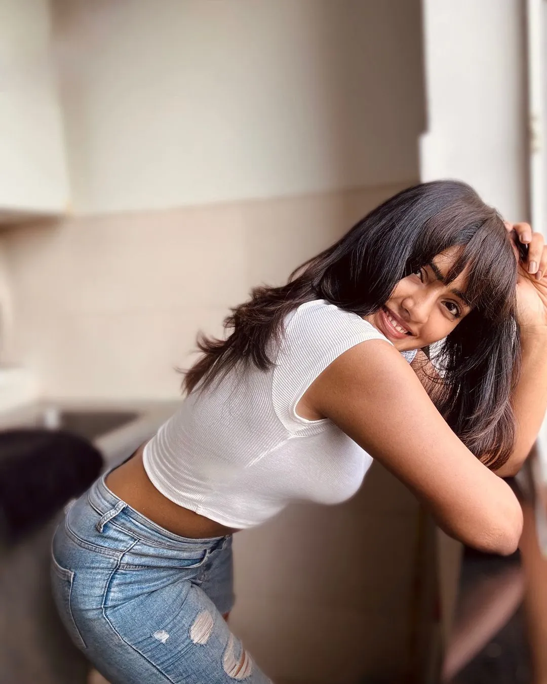 Eesha Rebba Poses with Cute Hair Style