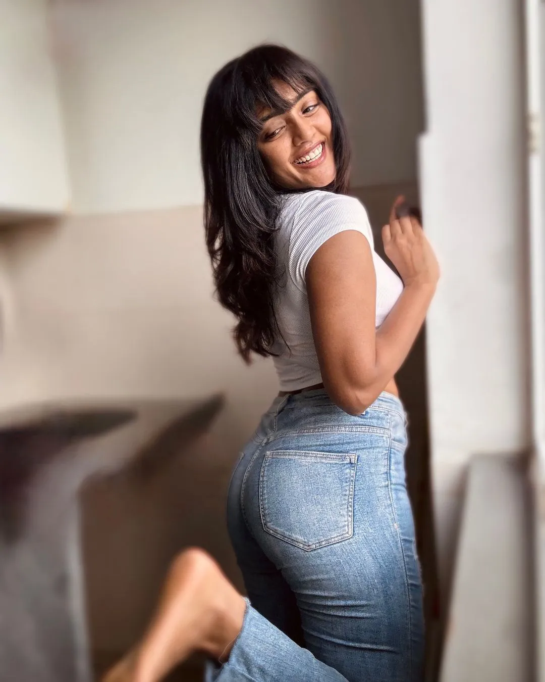Eesha Rebba Poses with Cute Hair Style
