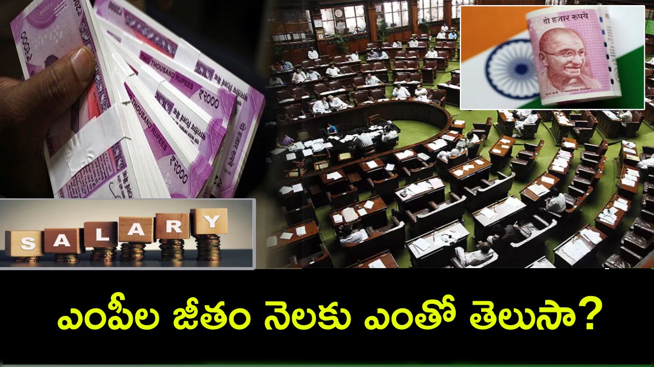 MP Salary Per Month : లోక్సభకు ఎన్నికైన ఎంపీల జీతం ఎంత? అలవెన్సులతో కలిపి నెలకు ఎంత వస్తుందో తెలుసా? MP Salary Per Month : లోక్సభకు ఎన్నికైన ఎంపీల జీతం ఎంత? అలవెన్సులతో కలిపి నెలకు ఎంత వస్తుందో తెలుసా?