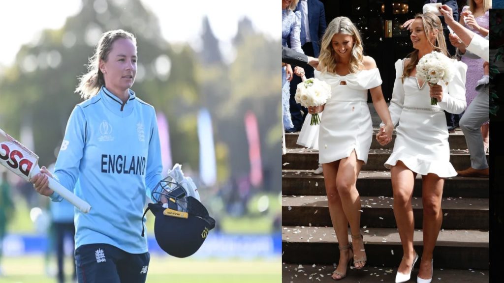 England star Danni Wyatt marries long time partner Georgie Hodge