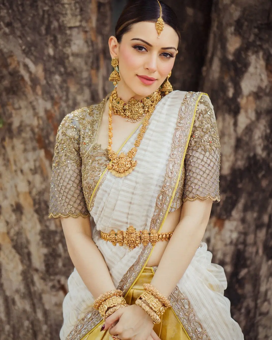 Hansika Motwani Cute Looks in Half Saree