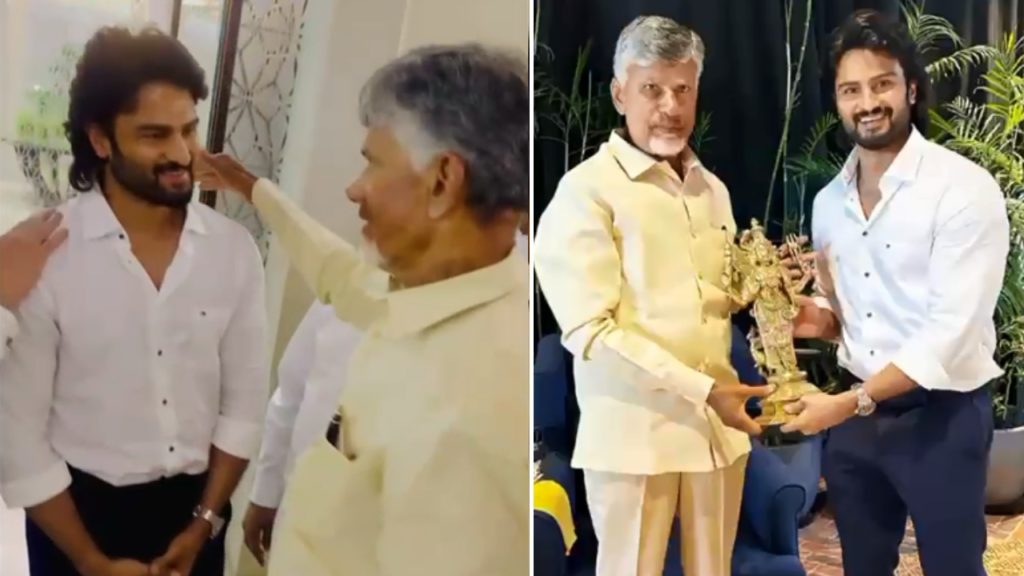 Hero Sudheer Babu met Chandrababu Naidu