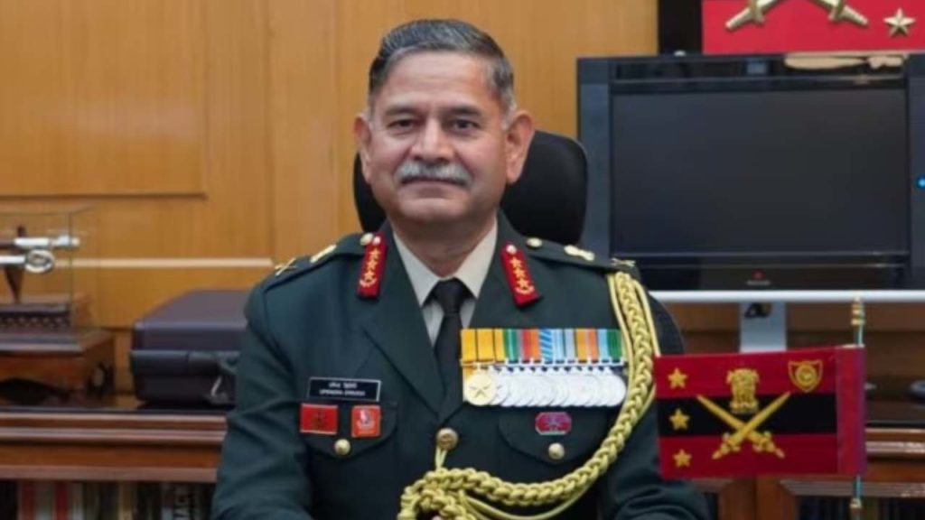 Indian Army Chief Upendra Dwivedi