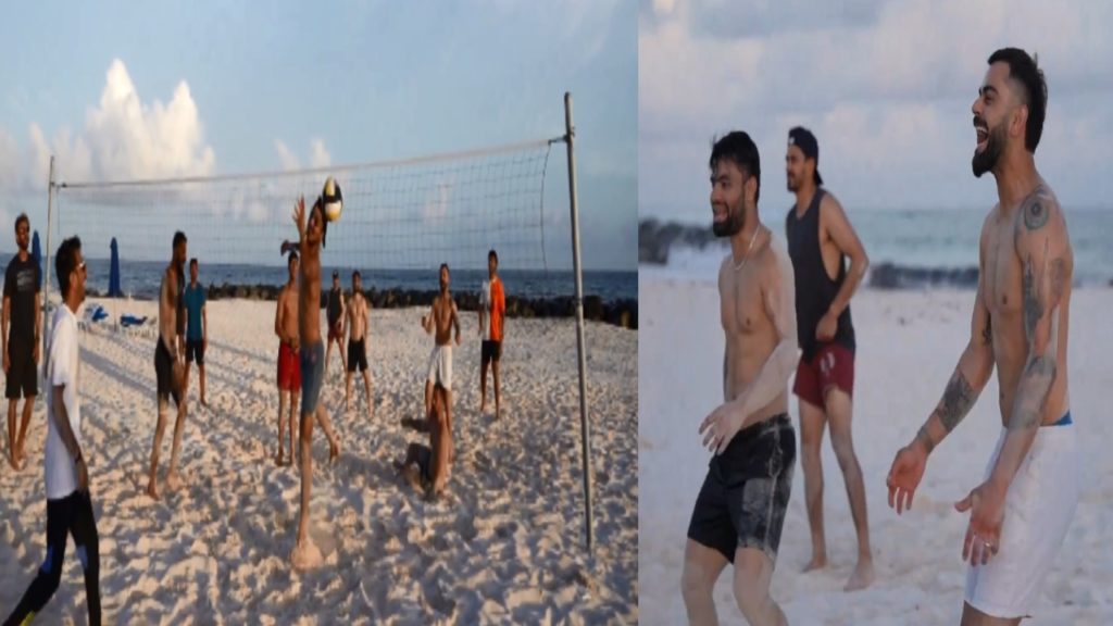 Indian players Beach Volley Ball in Barbados
