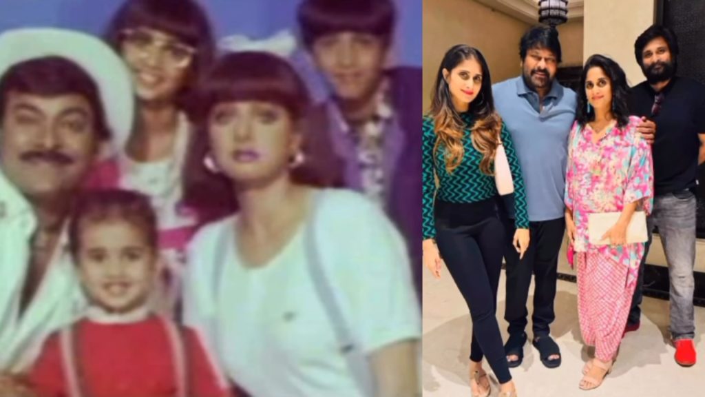 Jagadeka Veerudu Athiloka Sundari Child Artists Meet Megastar Chiranjeevi Photo goes Viral