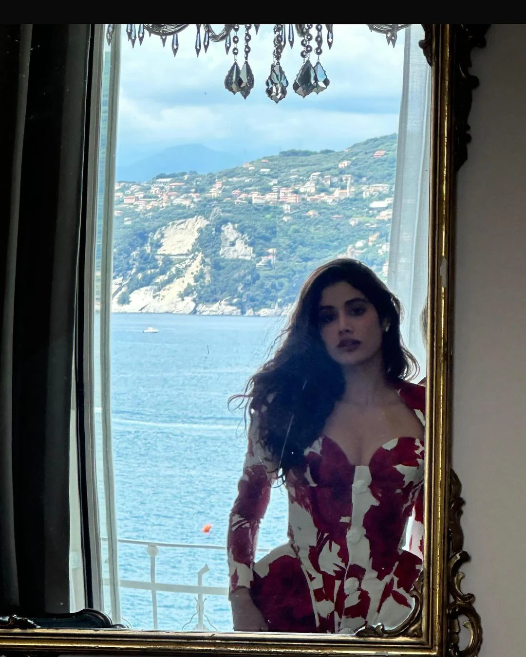 Janhvi Kapoor Stylish Poses in Short Dress