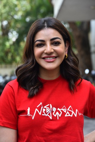 Kajal Aggarwal Casual Looks in Satyabhama Movie Promotions