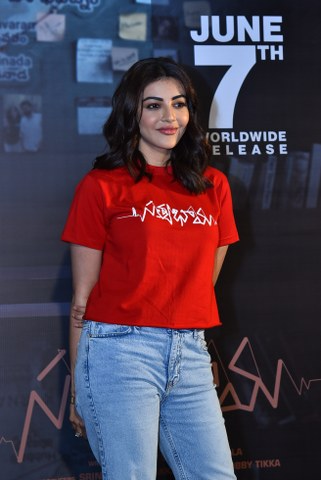 Kajal Aggarwal Casual Looks in Satyabhama Movie Promotions