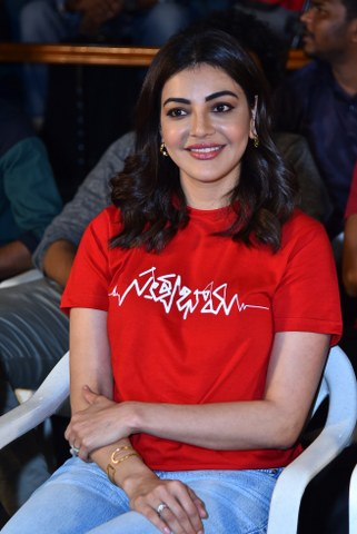 Kajal Aggarwal Casual Looks in Satyabhama Movie Promotions