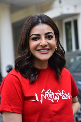 Kajal Aggarwal Casual Looks in Satyabhama Movie Promotions