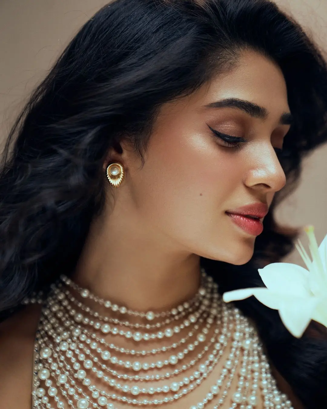 Krithi Shetty Shines like an Angel with Special Pearl Dress