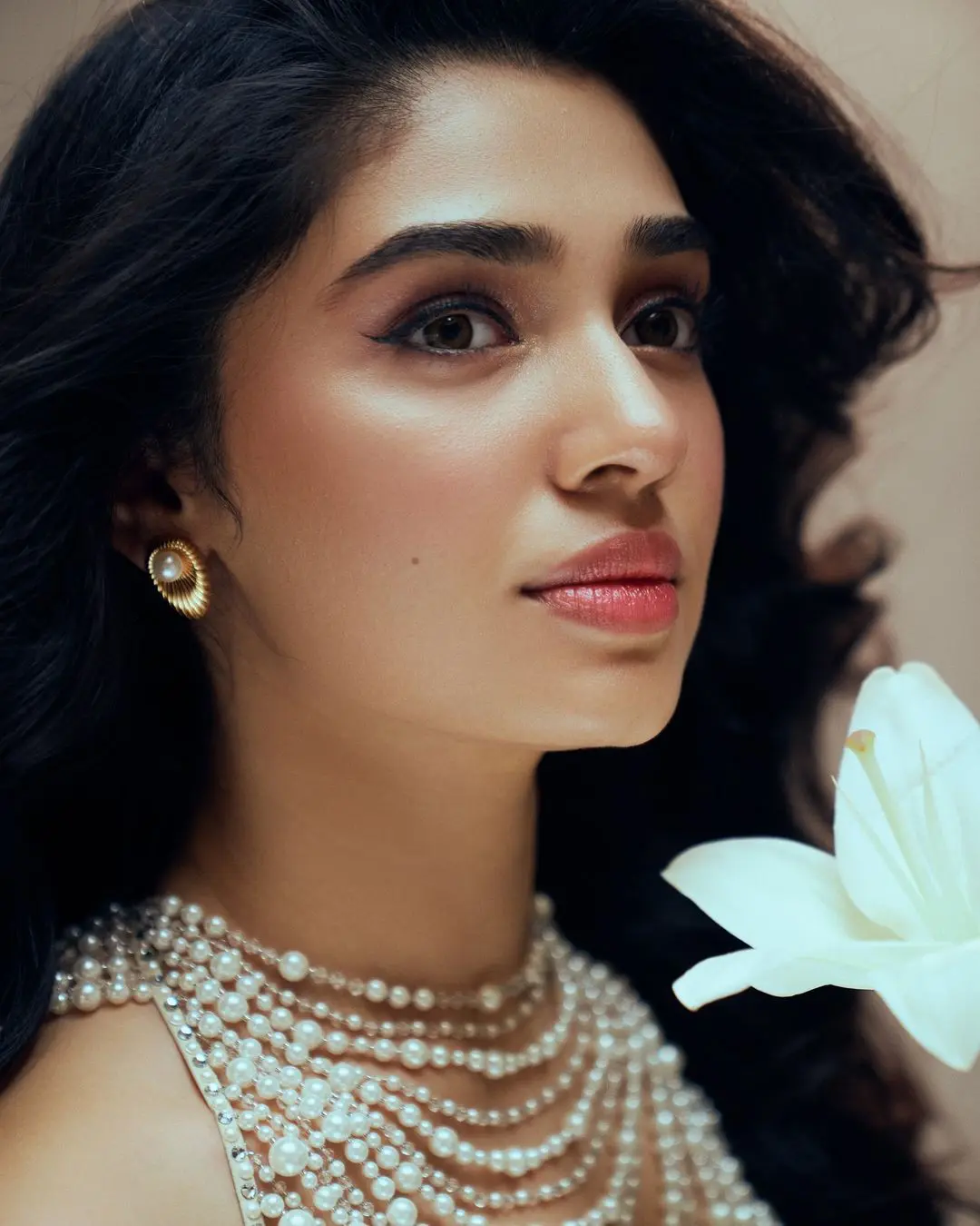 Krithi Shetty Shines like an Angel with Special Pearl Dress