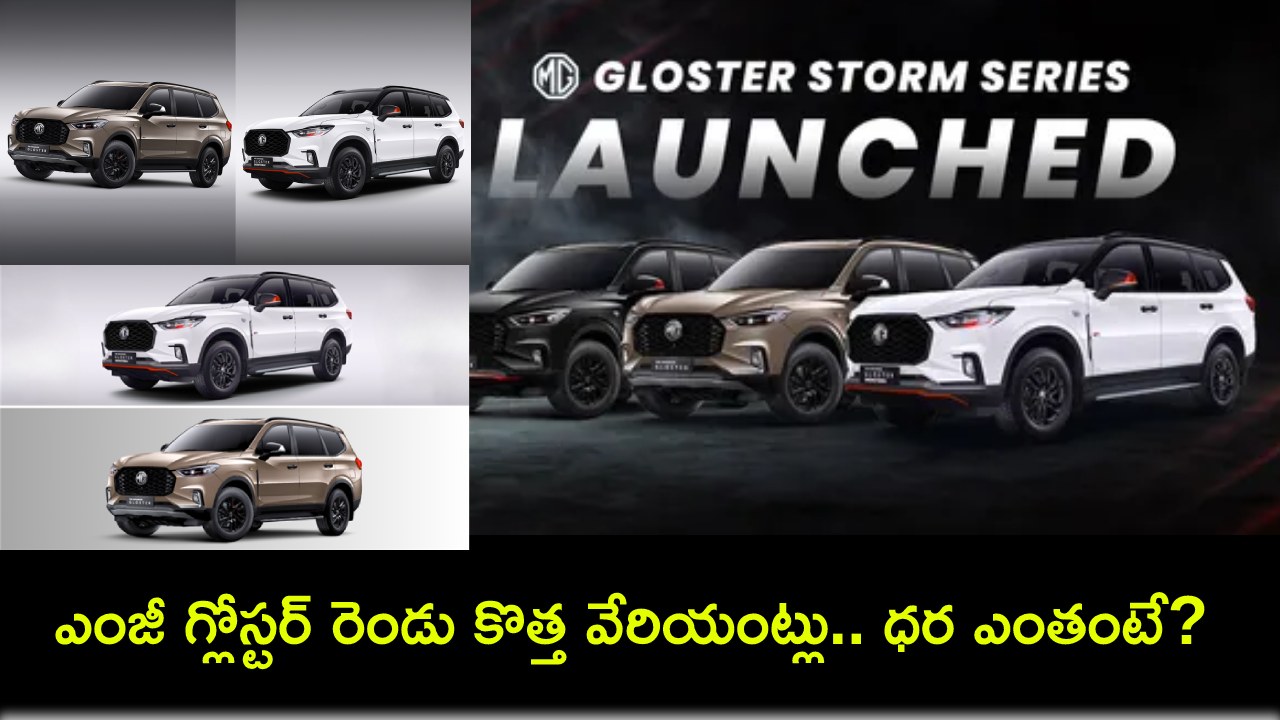 MG Gloster Editions : కొంటే ఇలాంటి కారు కొనాలి.. ఎంజీ గ్లోస్టర్ రెండు కొత్త వేరియంట్లు ఇవే.. ధర ఎంతంటే? MG Gloster Editions : కొంటే ఇలాంటి కారు కొనాలి.. ఎంజీ గ్లోస్టర్ రెండు కొత్త వేరియంట్లు ఇవే.. ధర ఎంతంటే?