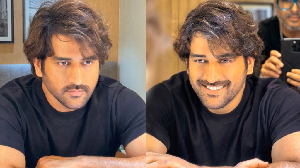 MS Dhoni latest hairstyle wins the internet