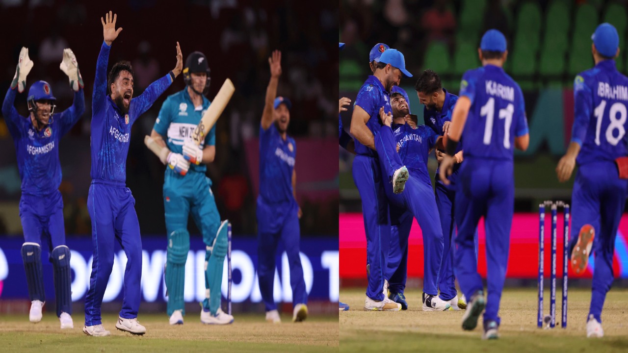 NZ vs AFG : టీ20 ప్రపంచకప్లో మరో సంచలనం.. న్యూజిలాండ్పై అఫ్గానిస్తాన్ ఘన విజయం.. NZ vs AFG : టీ20 ప్రపంచకప్లో మరో సంచలనం.. న్యూజిలాండ్పై అఫ్గానిస్తాన్ ఘన విజయం..