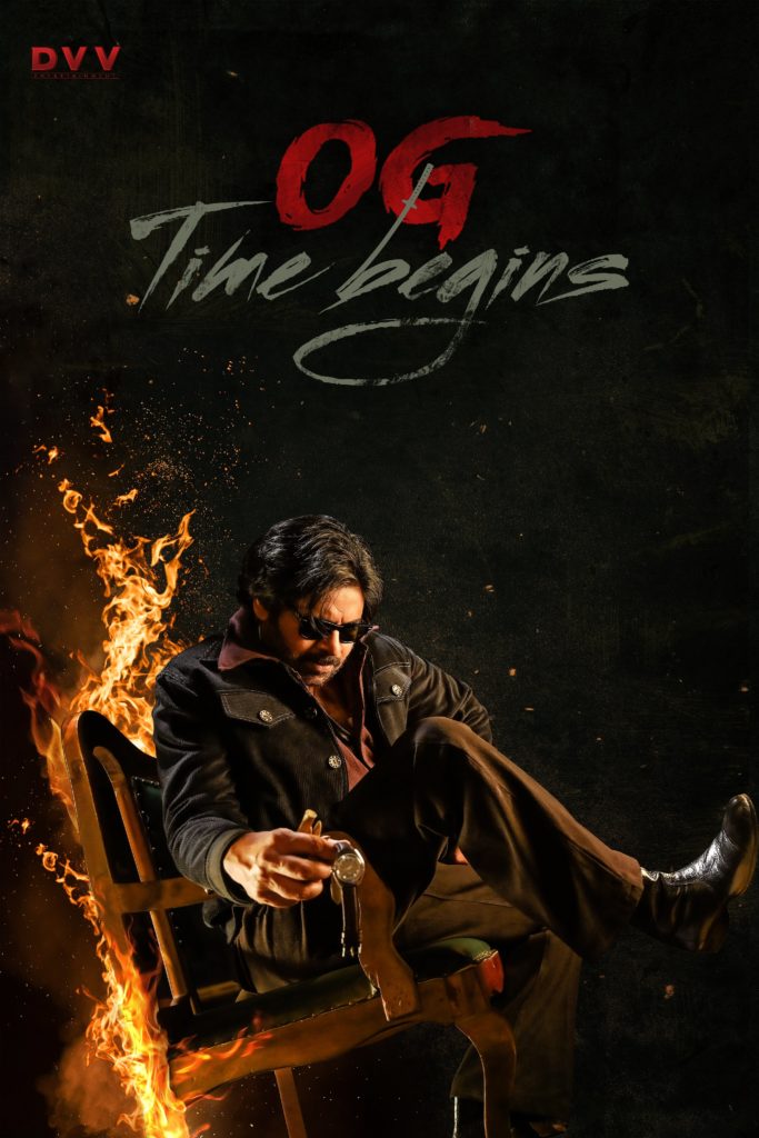 Pawan Kalyan They Call Him OG Movie New Poster Released on AP Elections Results Time