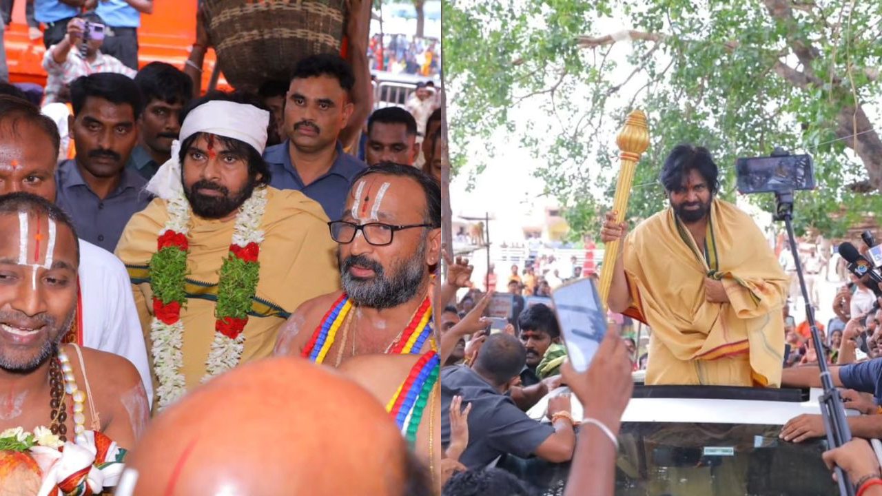 AP Deputy CM Pawan Kalyan : కొండగట్టులో ఏపీ డిప్యూటీ సీఎం పవన్ కళ్యాణ్ ఫొటోలు..