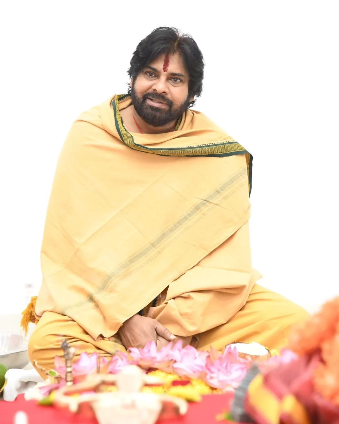 Pawan Kalyan Varahi Deeksha Pooja Photos