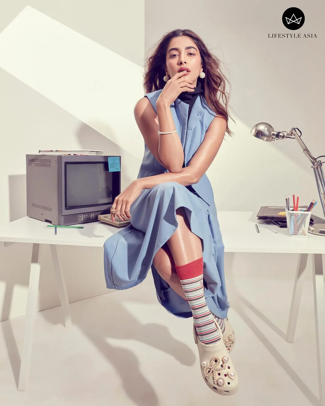 Pooja Hegde Colourful Poses for Promotions