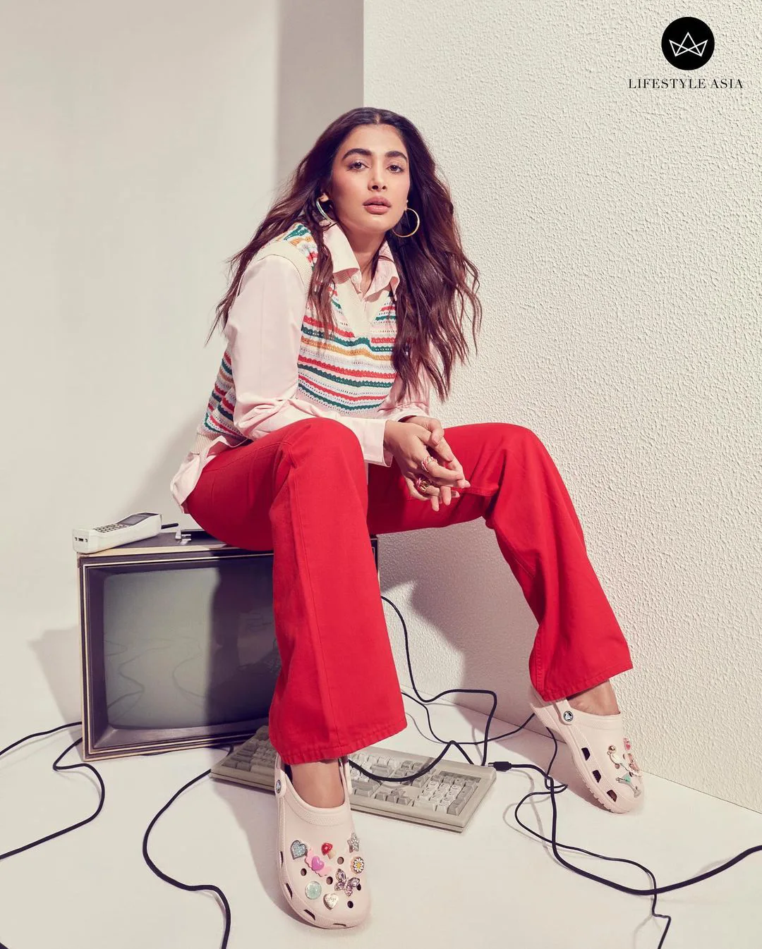 Pooja Hegde Colourful Poses for Promotions