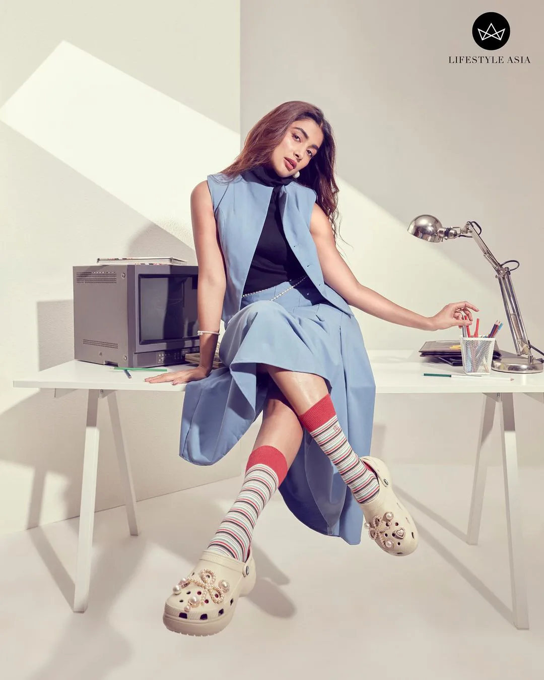 Pooja Hegde Colourful Poses for Promotions