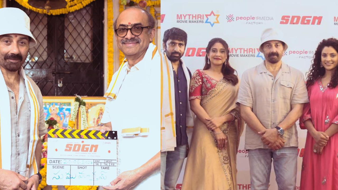 Sunny Deol Gopichand Malineni : బాలీవుడ్ హీరోతో సినిమా మొదలుపెట్టిన టాలీవుడ్ డైరెక్టర్.. ఓపెనింగ్ ఫొటోలు..