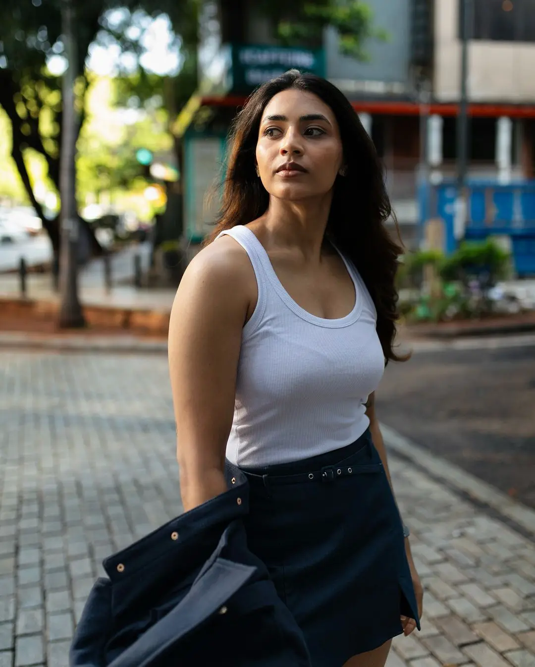Sapthami Gowda Stunning Looks in Short Dress