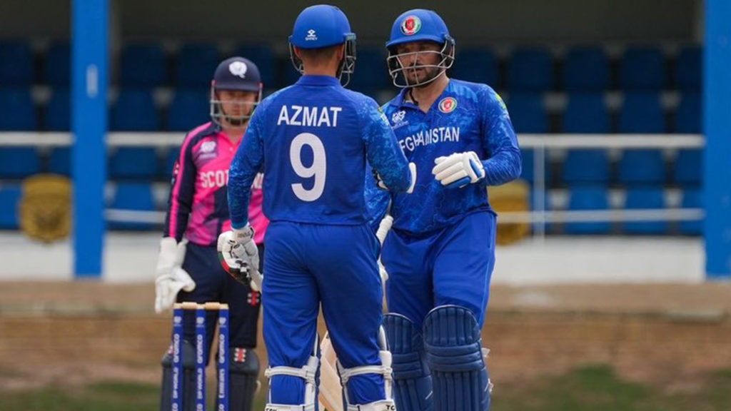 Afghanistan 55 run victory against Scotland in WarmUp match