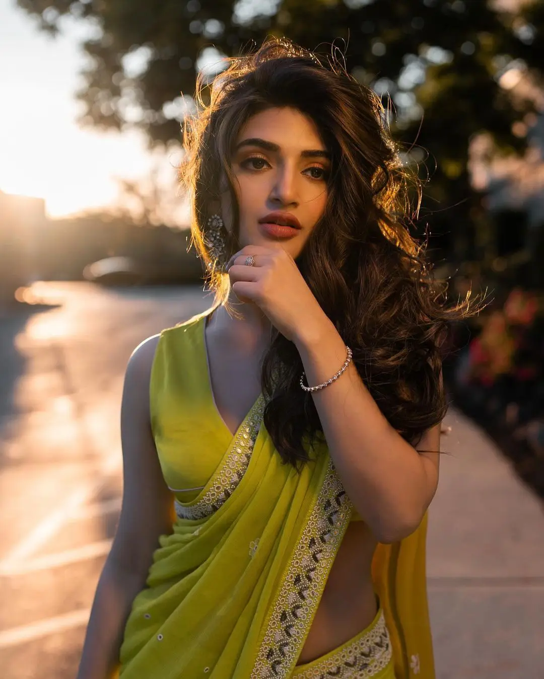 Sreeleela Smashing Looks in Saree