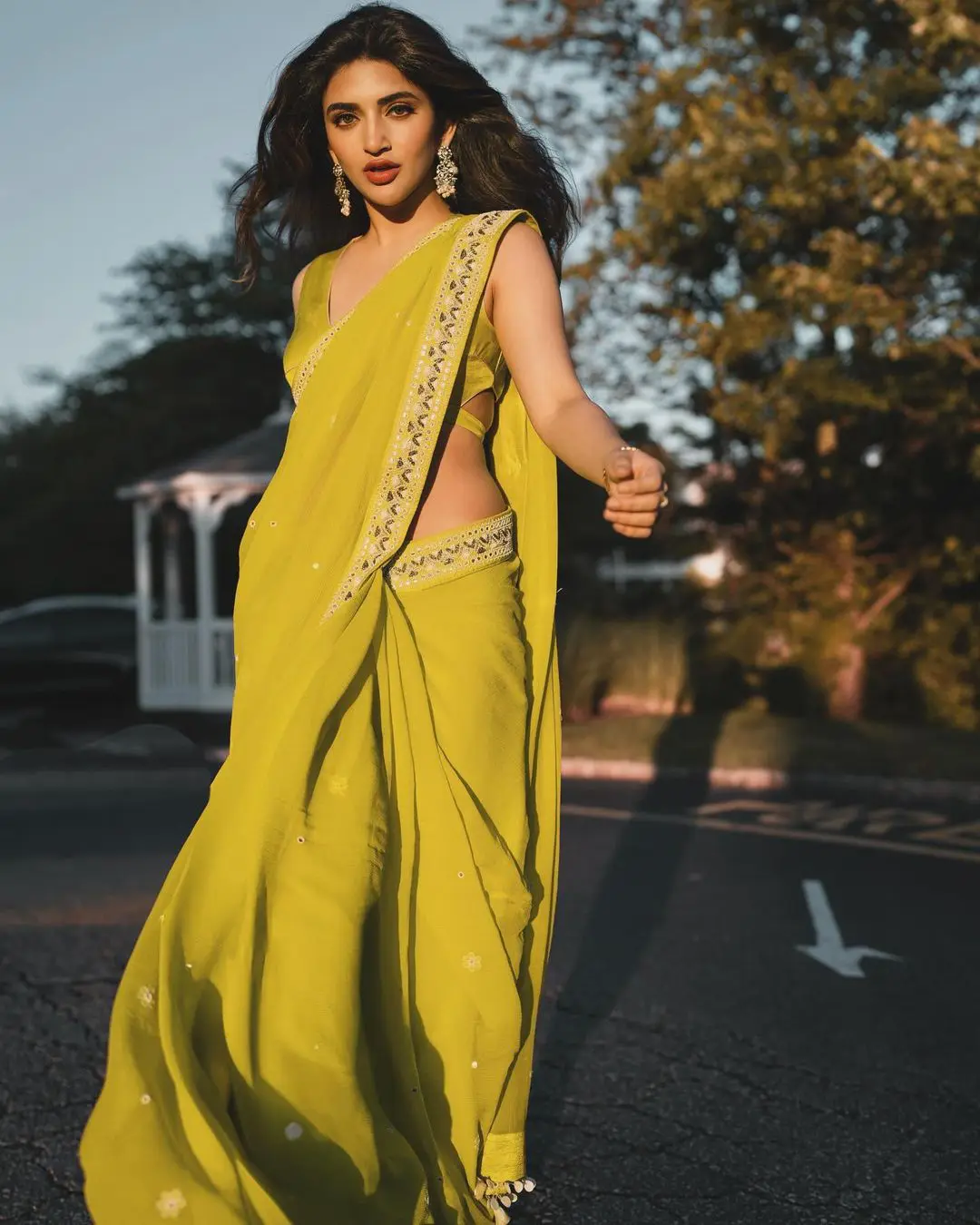 Sreeleela Smashing Looks in Saree