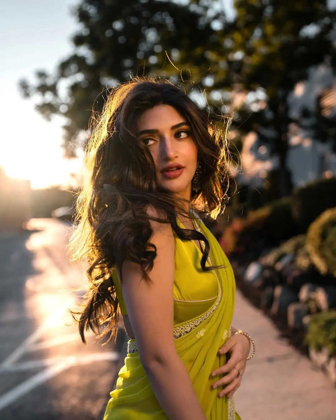 Sreeleela Smashing Looks in Saree