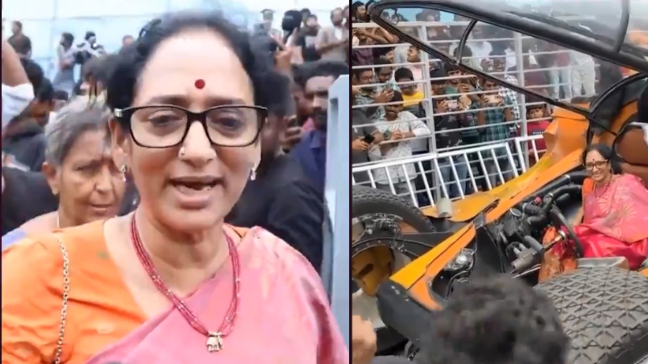 Syamala Devi : బుజ్జి వెహికల్లో ప్రభాస్ పెద్దమ్మ.. కల్కి సినిమా చూసి ఏమందంటే..? Syamala Devi : బుజ్జి వెహికల్లో ప్రభాస్ పెద్దమ్మ.. కల్కి సినిమా చూసి ఏమందంటే..?