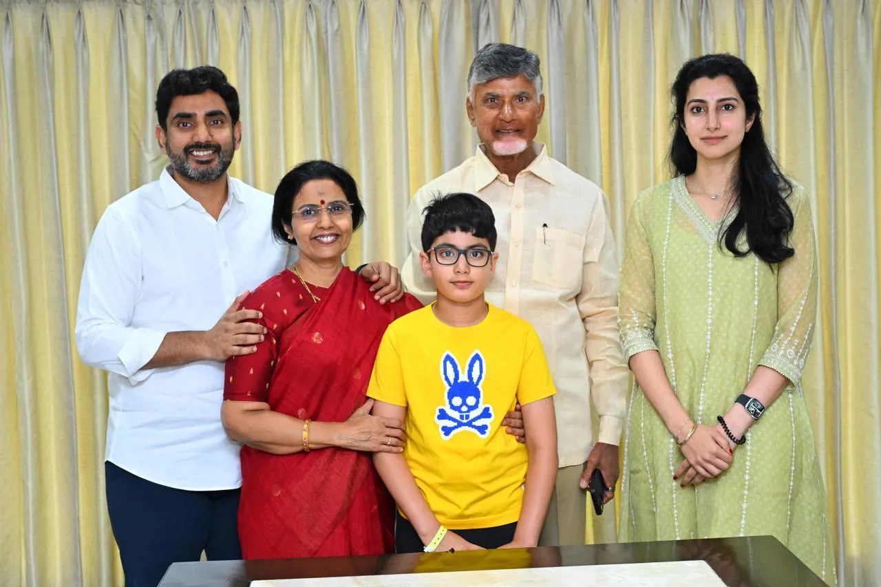 Chandrababu Family Celebrations on AP Elections Results