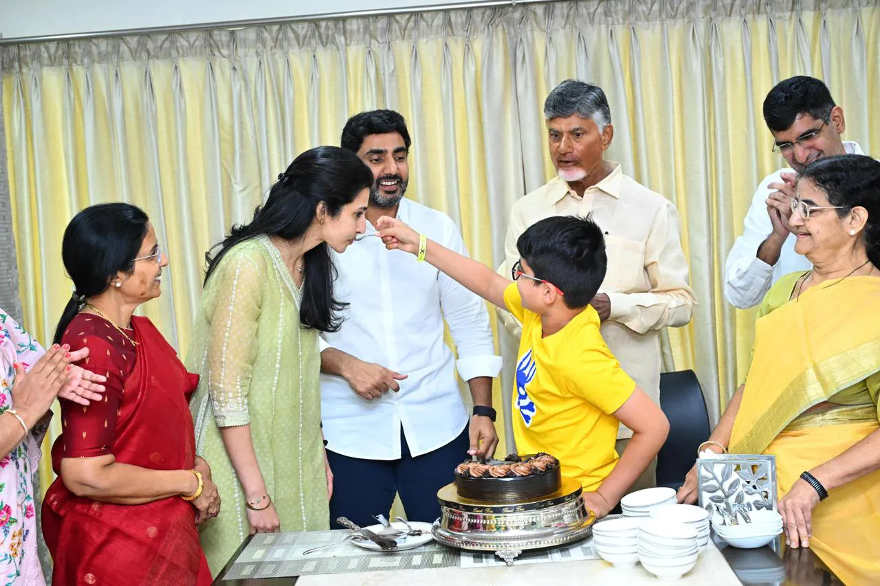 Chandrababu Family Celebrations on AP Elections Results