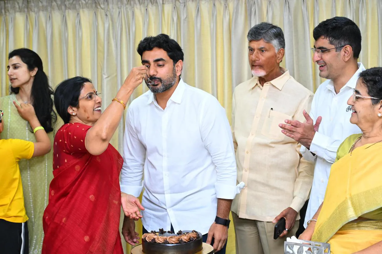 Chandrababu Family Celebrations on AP Elections Results